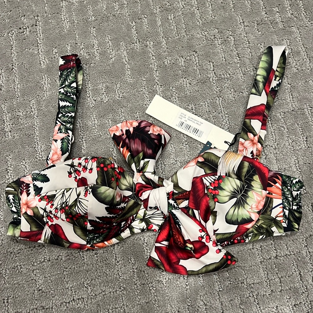 Alexandra miro bikini top size xs nwt